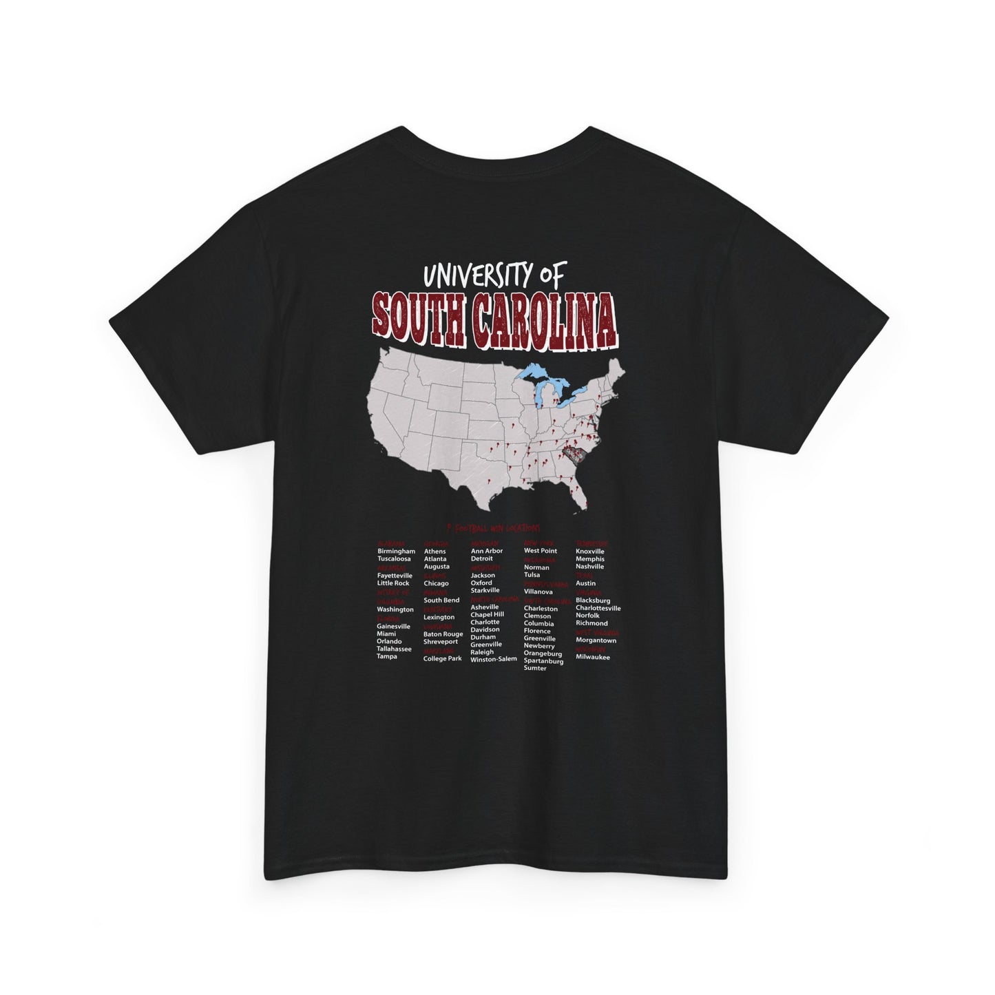 University of South Carolina Football Wins T-Shirt