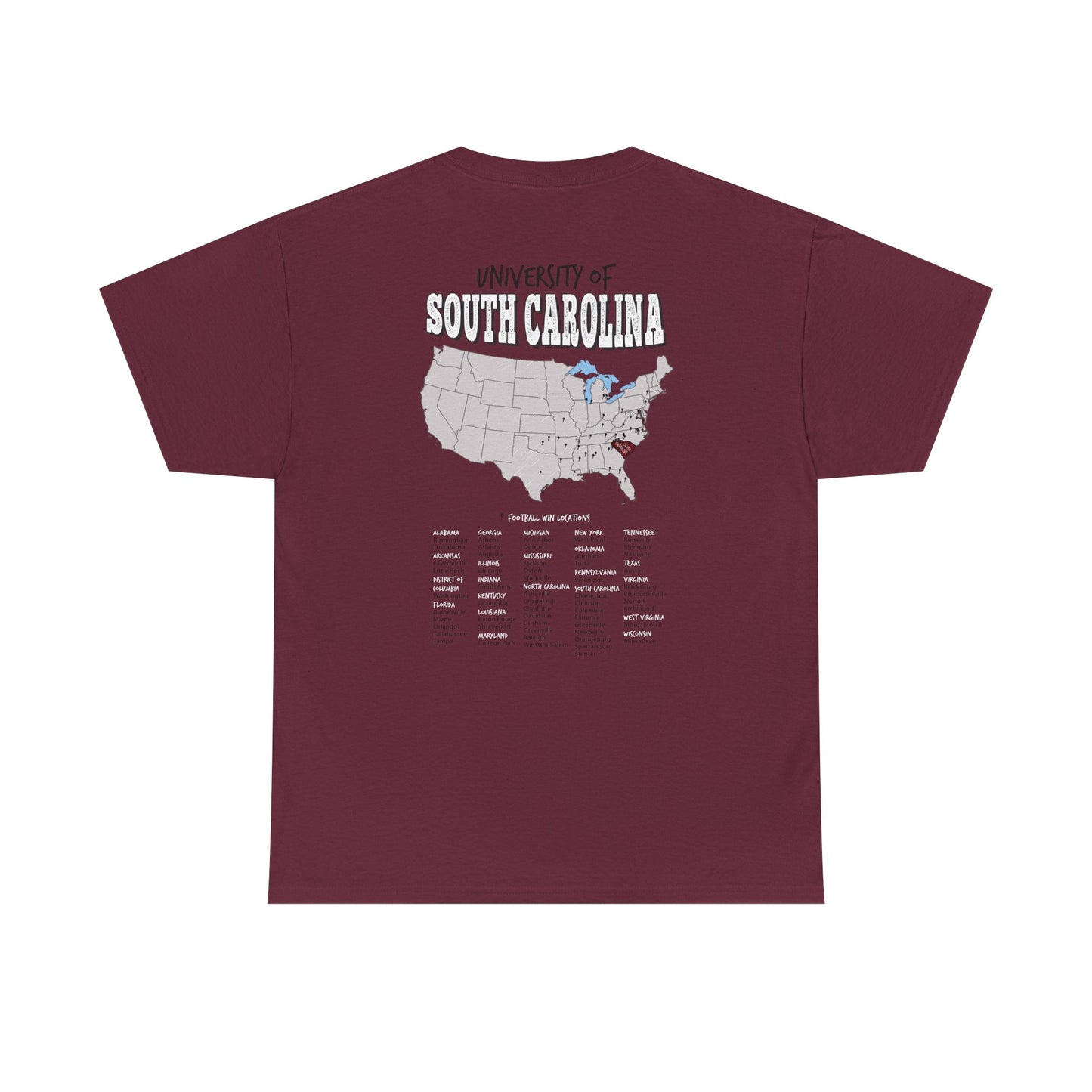 University of South Carolina Football Wins T-Shirt