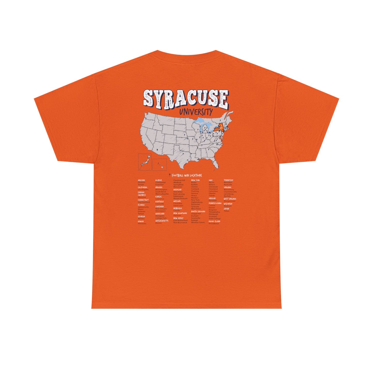 Syracuse University Football History T-Shirt
