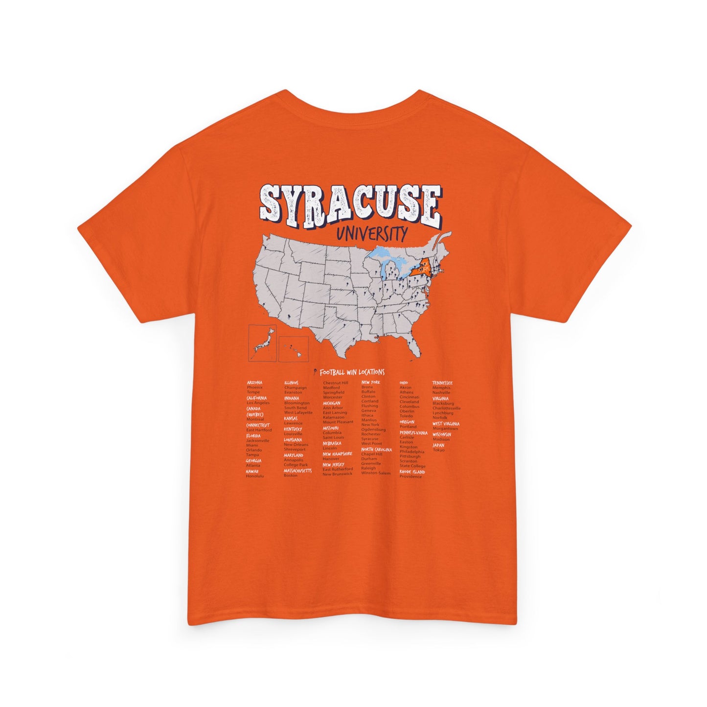 Syracuse University Football History T-Shirt