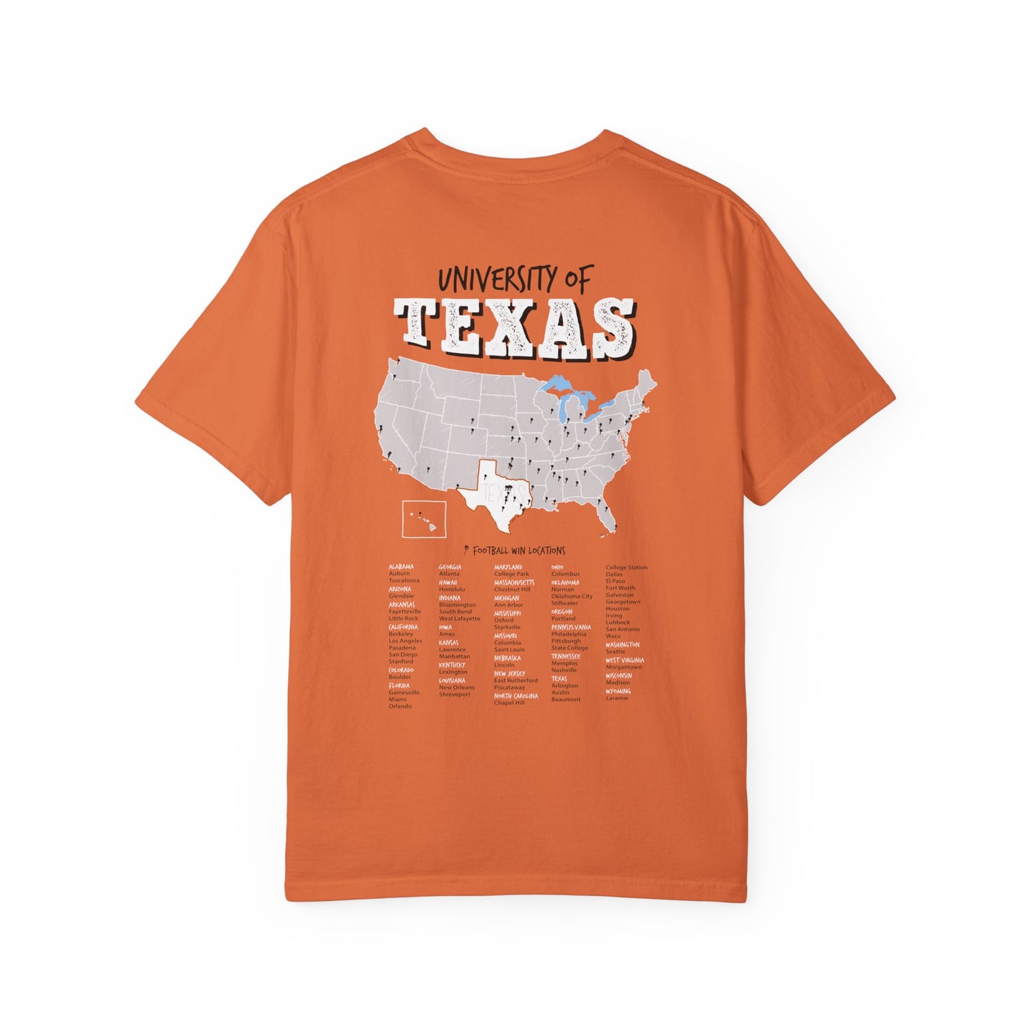 University of Texas Football Wins T-Shirt