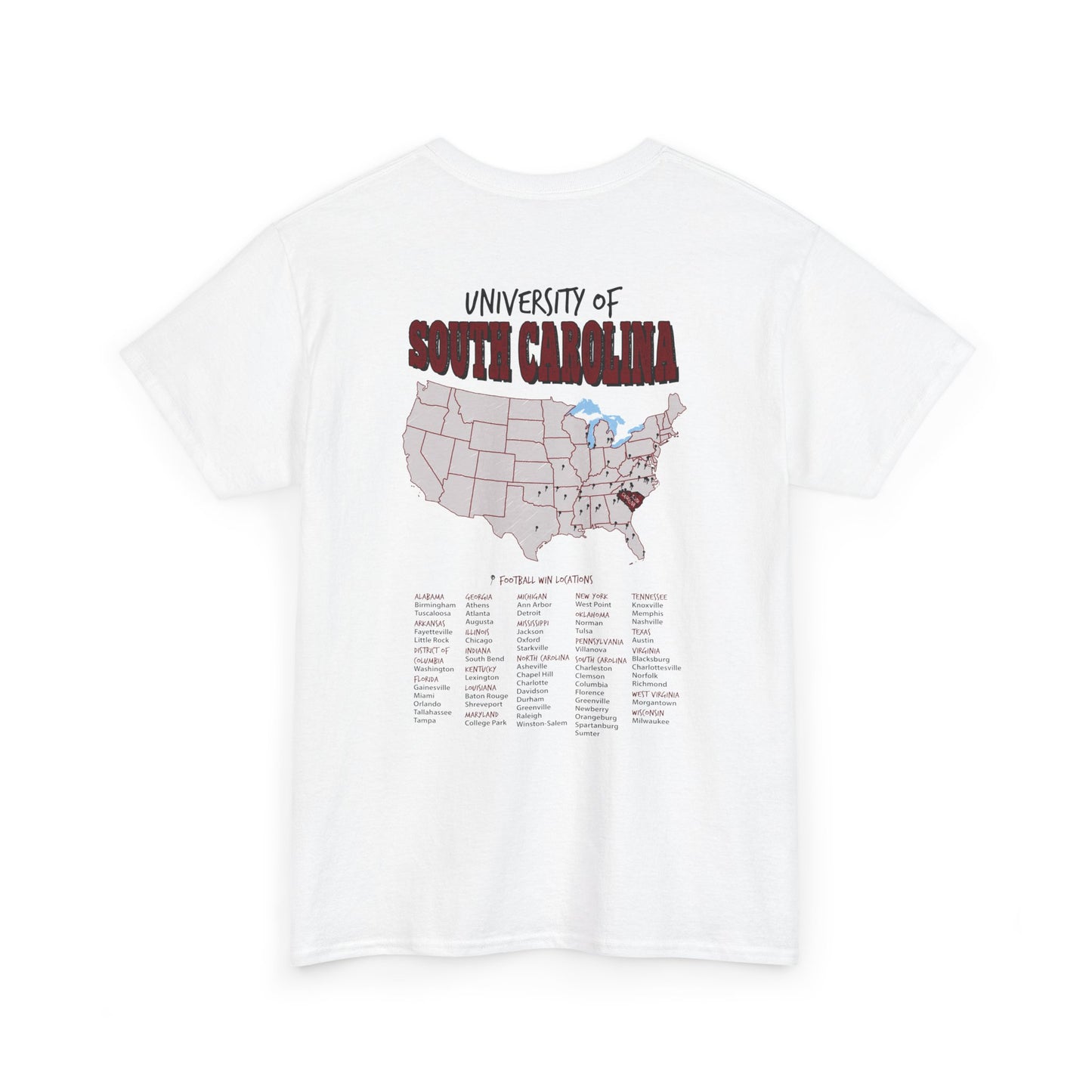 University of South Carolina Football Wins T-Shirt