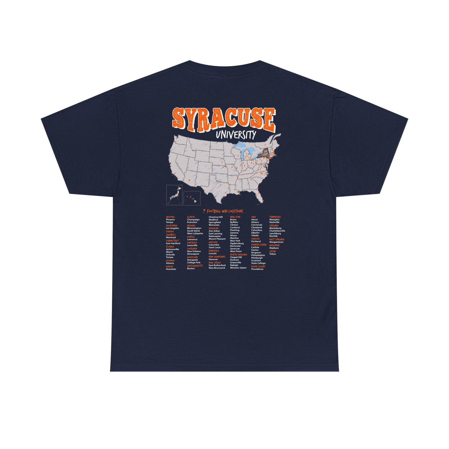 Syracuse University Football History T-Shirt